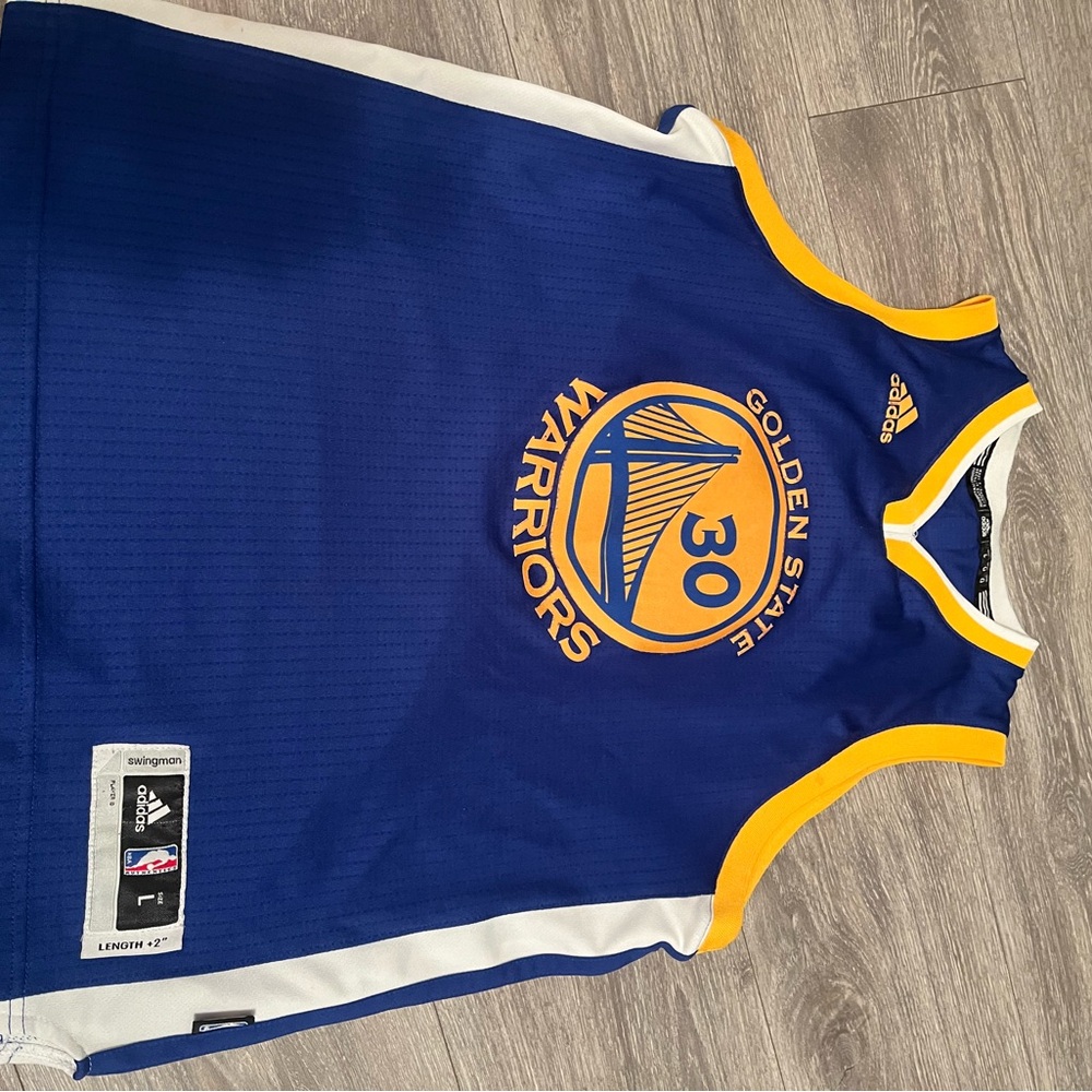 Adidas Blue and Yellow Sports Jersey